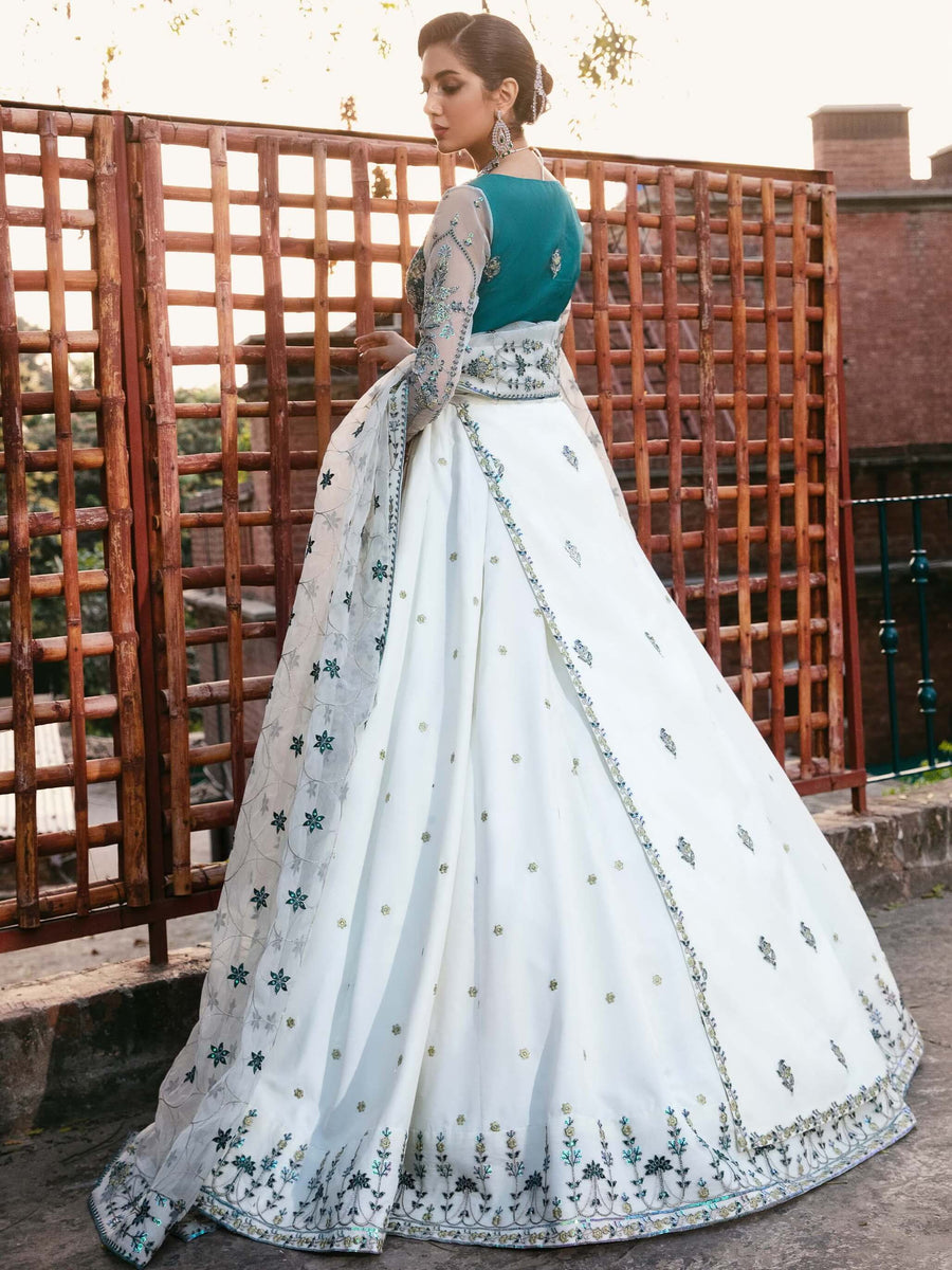 Layali Formals By Akbar Aslam Embroidered Organza Suit - SEDNA