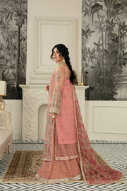 EZRA Luxury Wedding Hand Embellished Net Unstitched 3Pc Suit WD22-07 SAHIBA