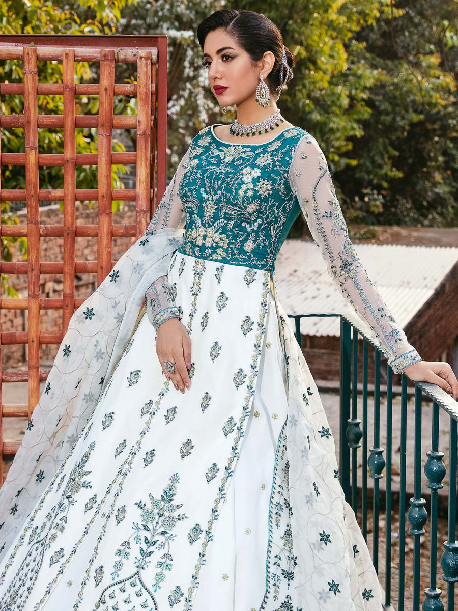 Layali Formals By Akbar Aslam Embroidered Organza Suit - SEDNA