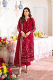 Neeshay Dastaan Embroidered Chiffon Unstitched 3Pc Suit - Gulzaib