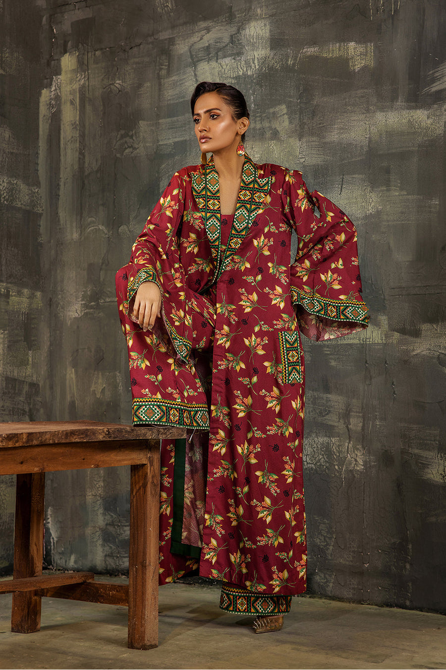 Melora by Safwa Digital Printed Doria Viscose Unstitched 3Pc Suit MLO-09