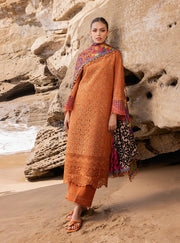 Zainab Chottani Embroidered Chikankari Lawn Unstitched 3Pc Suit D-04A Naysa
