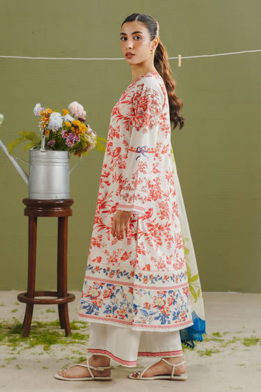 Coco by Zara Shahjahan Prints Unstitched Lawn 3Pc Suit D-04A Elvo