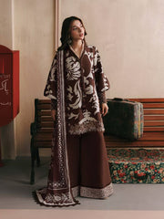 Maria B MBasics Embroidered Slub Khaddar Unstitched 3Pc Suit MB-CUSV15-04A