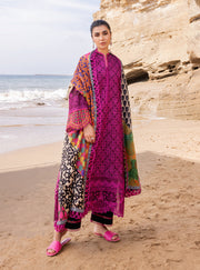 Zainab Chottani Embroidered Chikankari Lawn Unstitched 3Pc Suit D-04B Naysa