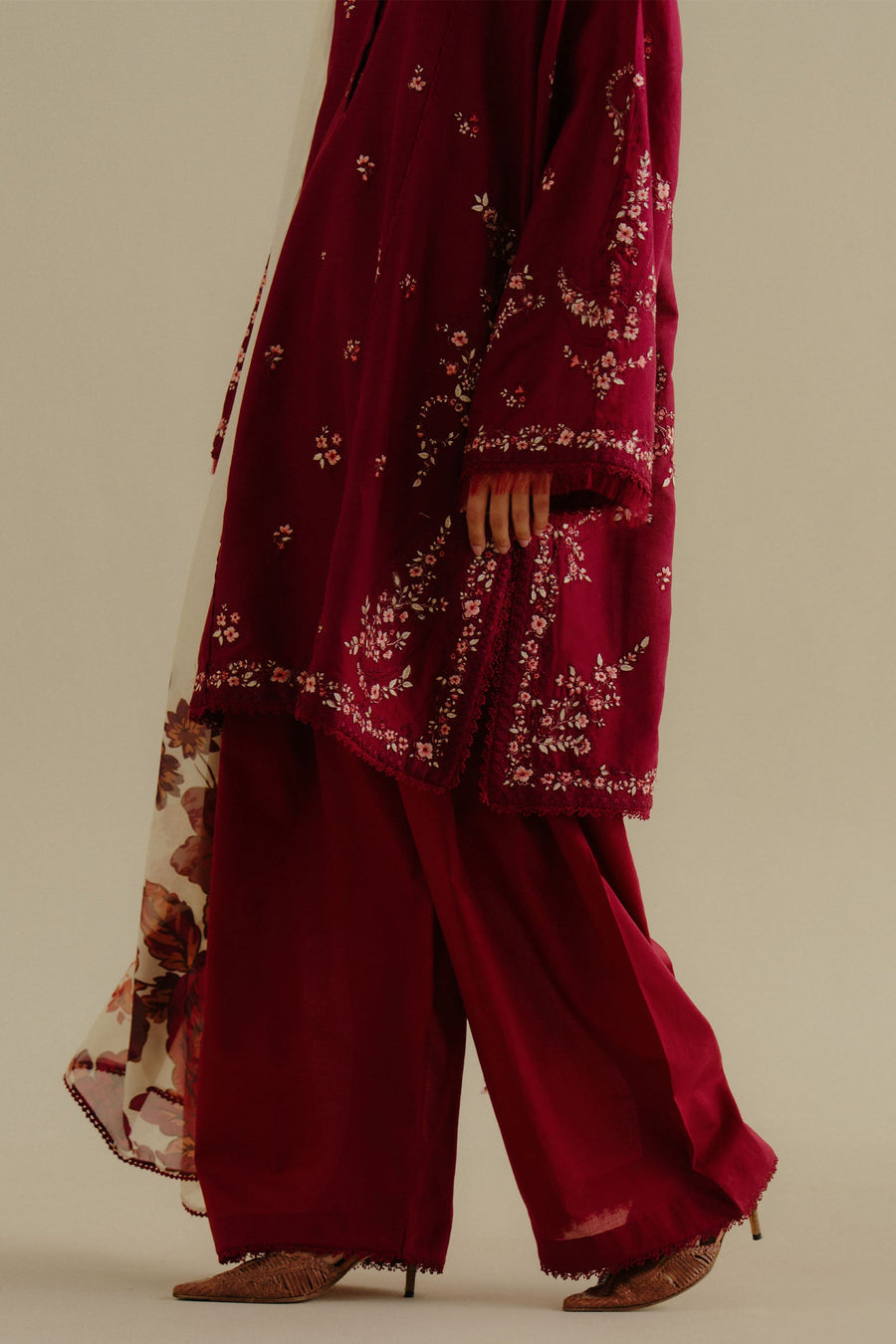 Coco by Zara Shahjahan Embroidered Lawn Unstitched 3Pc Suit 04B-YANA