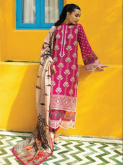 Zainab Chottani Embroidered Chikankari Lawn Unstitched 3Pc Suit D-04B Aanya