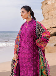 Zainab Chottani Embroidered Chikankari Lawn Unstitched 3Pc Suit D-04B Naysa