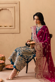 Emaan Adeel Sheherzadi Embroidered Chiffon Unstitched 3Pc Suit - KAVYA