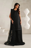 Zarif Muse Thread Embroidered Organza Unstitched 3Pc Suit ZE-MT-04 Maelin
