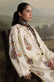 Coco Zara Shahjahan Embroidered Khaddar Unstitched 3Pc D-6A SHIREEN