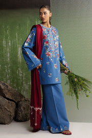 Coco Zara Shahjahan Embroidered Karandi Unstitched 3Pc D-9A ASMANI