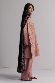 Coco Zara Shahjahan Embroidered Karandi Unstitched 3Pc D-3A RAKHSH