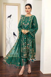 Alizeh Fashion Royale DE LUXE Embroidered Chiffon 3Pc Suit D-10 Mariana