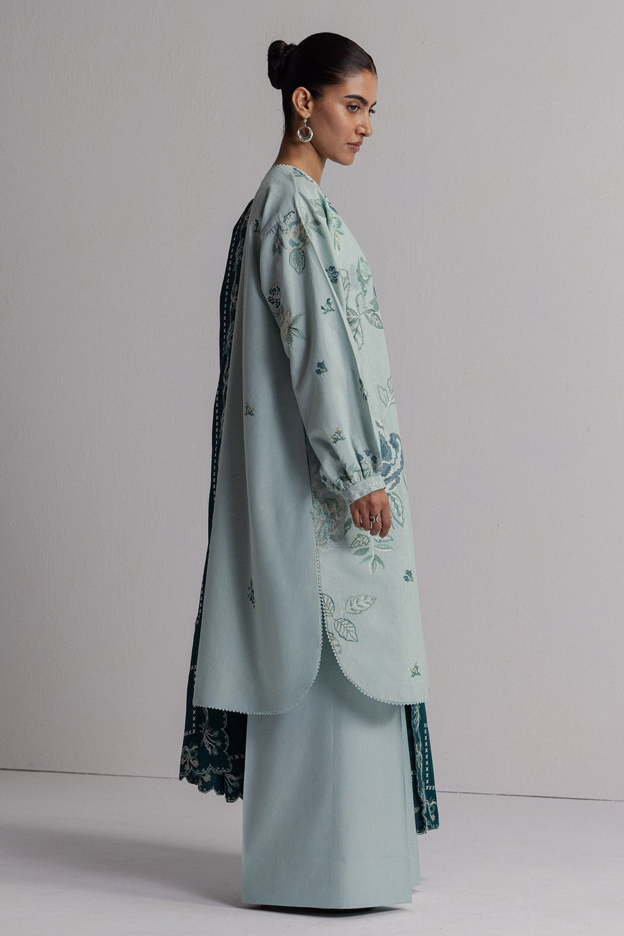 Coco Zara Shahjahan Embroidered Karandi Unstitched 3Pc D-3B RAKHSH