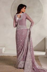 Zarif Muse Thread Embroidered Chiffon Unstitched Saree ZE-MT-05 Niora