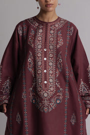Coco Zara Shahjahan Embroidered Khaddar Unstitched 3Pc D-1A SARD
