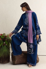 Coco Zara Shahjahan Embroidered Khaddar Unstitched 3Pc D-4A NEELAM