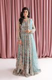 Fabiha Fatima Zebaish Embroidered Net Unstitched 3Pc Suit - LAIA