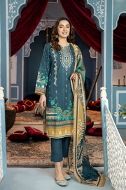 Safwa Summer Printed Lawn Unstitched 3 Piece Suit SSP-11