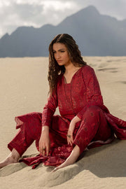 Maria.B M.Basics Printed Khaddar Unstitched 3Pc Suit D-08B