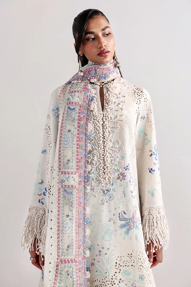 Suffuse by Sana Yasir Eid Lawn Unstitched Embroidered 3Pc Suit - VELUNA