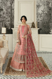 EZRA Luxury Wedding Hand Embellished Net Unstitched 3Pc Suit WD22-07 SAHIBA