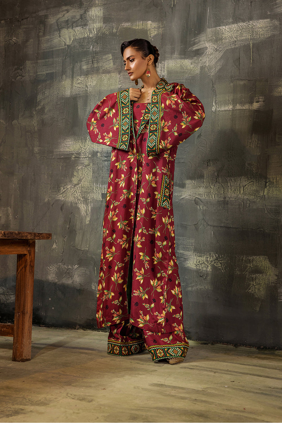 Melora by Safwa Digital Printed Doria Viscose Unstitched 3Pc Suit MLO-09