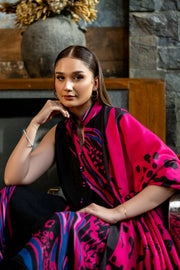 Maria.B M.Basics Printed Khaddar Unstitched 3Pc Suit D-10B