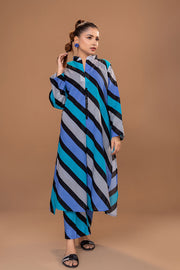 Safwa Printed Lawn Pret 2Pc Suit (Shirt/Trouser) P000432