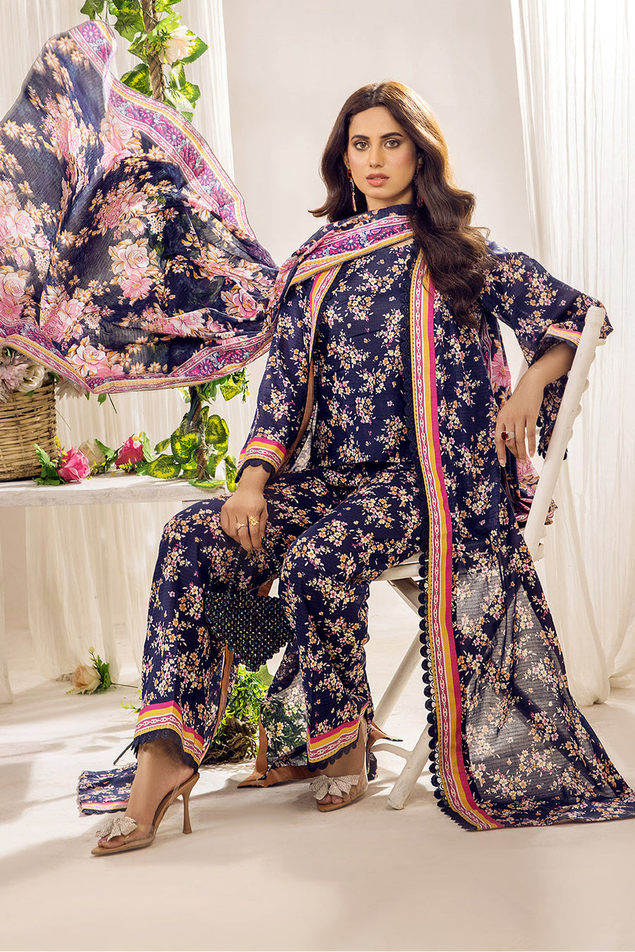 Coco by Safwa Printed Lawn Unstitched 2Pc Suit COC-12
