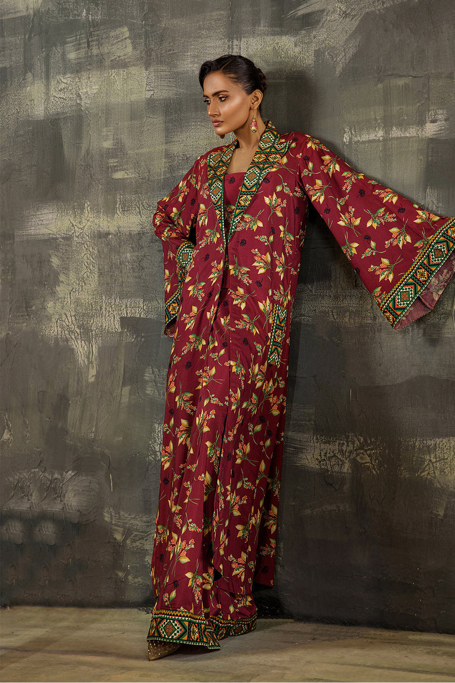 Melora by Safwa Digital Printed Doria Viscose Unstitched 3Pc Suit MLO-09