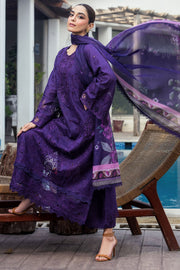 Motifz Premium Vol-02 Embroidered Lawn Unstitched 3Pc Suit 5314-MIREILLE