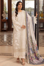 Motifz Premium Vol-02 Embroidered Lawn Unstitched 3Pc Suit 5324-SIDONIE
