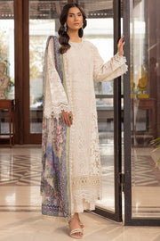 Motifz Premium Vol-02 Embroidered Lawn Unstitched 3Pc Suit 5324-SIDONIE