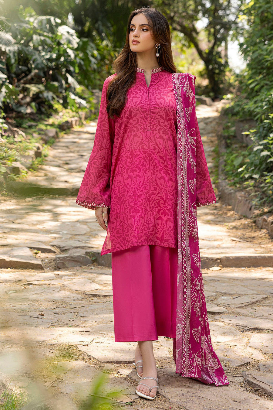 Motifz Rang Vol-07 Printed Lawn Unstitched 3Pc Suit 5355-ALISHA