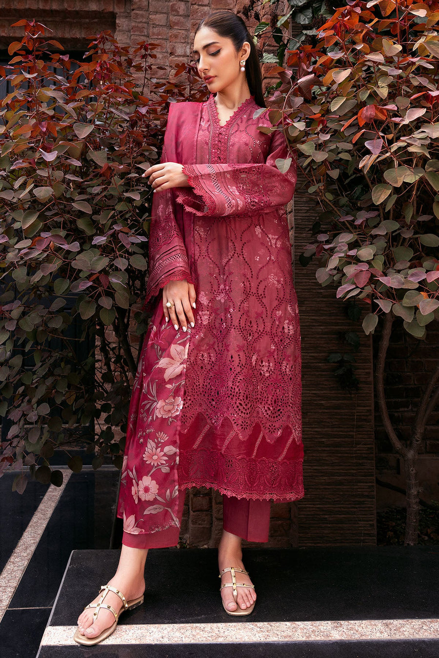 Motifz Amal Vol-02 Embroidered Lawn Unstitched 3Pc Suit 5364-ALMA
