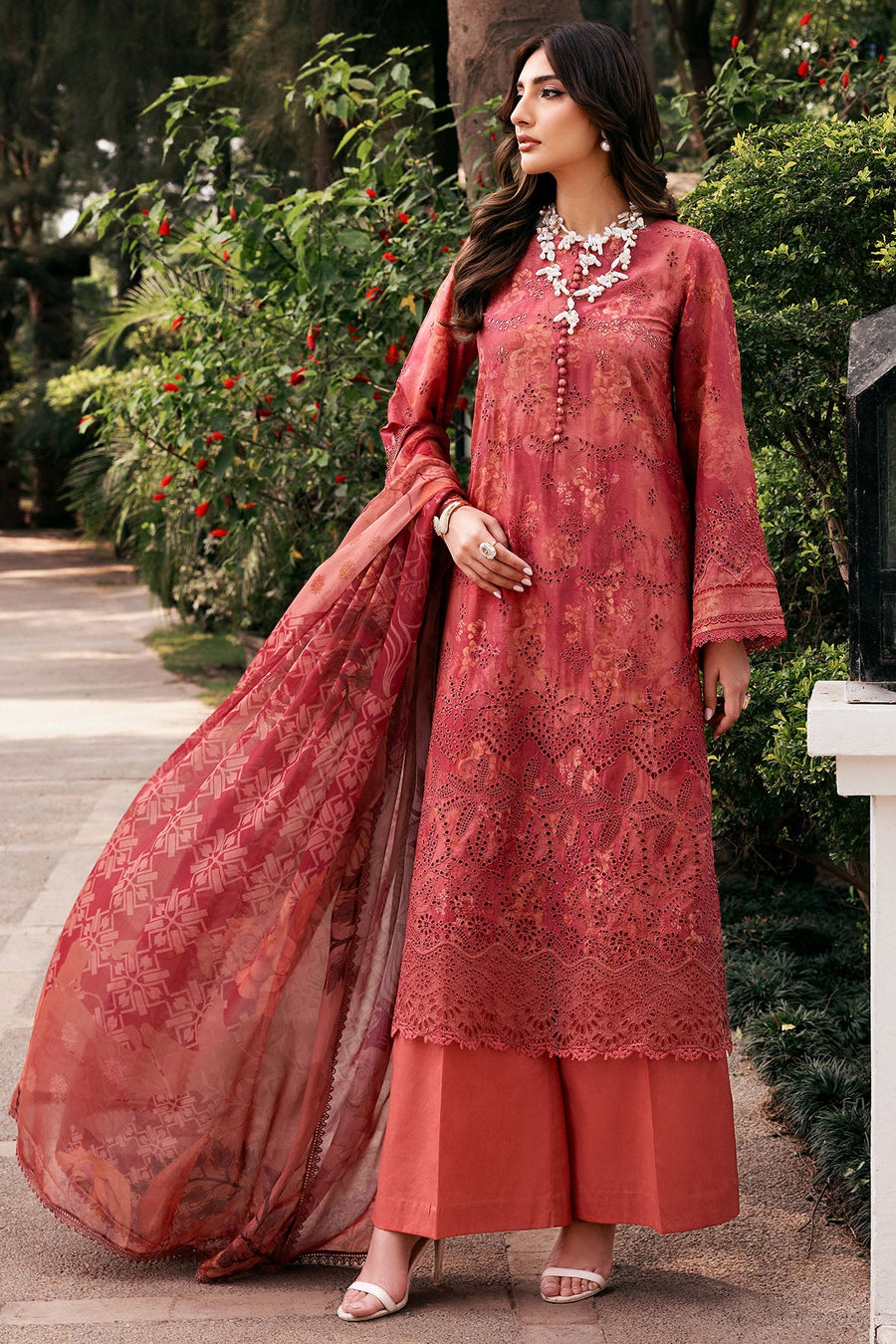 Motifz Amal Vol-02 Embroidered Lawn Unstitched 3Pc Suit 5365-ELLE