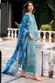 Motifz Amal Vol-02 Embroidered Lawn Unstitched 3Pc Suit 5368-OPAL