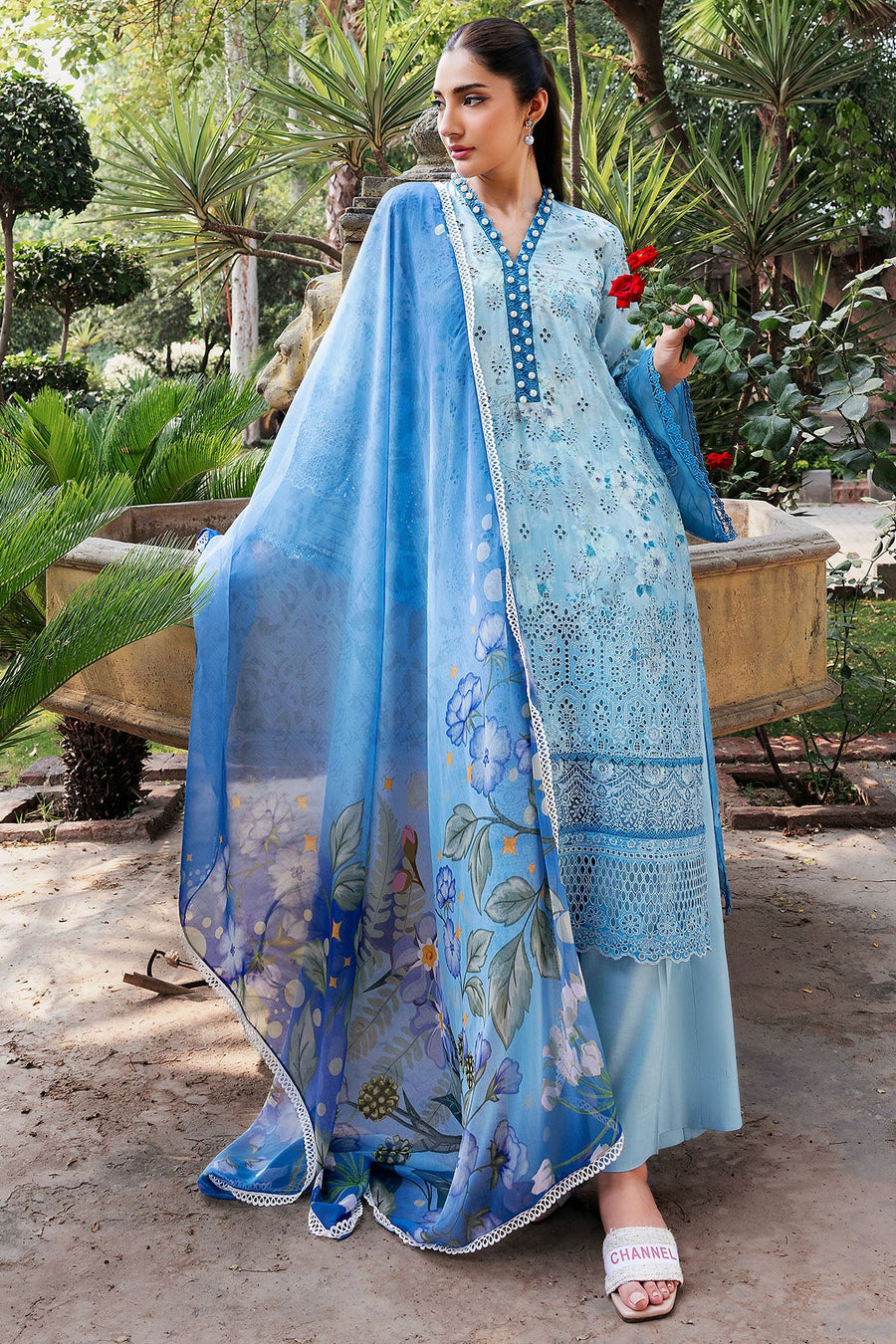 Motifz Amal Vol-02 Embroidered Lawn Unstitched 3Pc Suit 5370-MISHTI