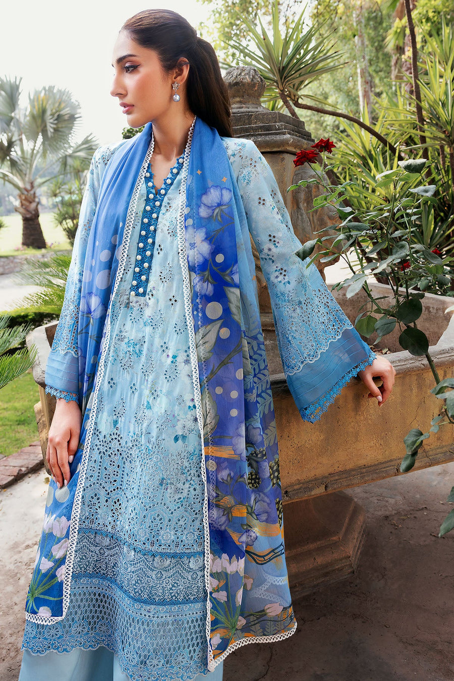 Motifz Amal Vol-02 Embroidered Lawn Unstitched 3Pc Suit 5370-MISHTI