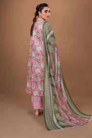 Ixora by Safwa Fine Printed Doria Lawn Unstitched 3Pc Suit ICS-35
