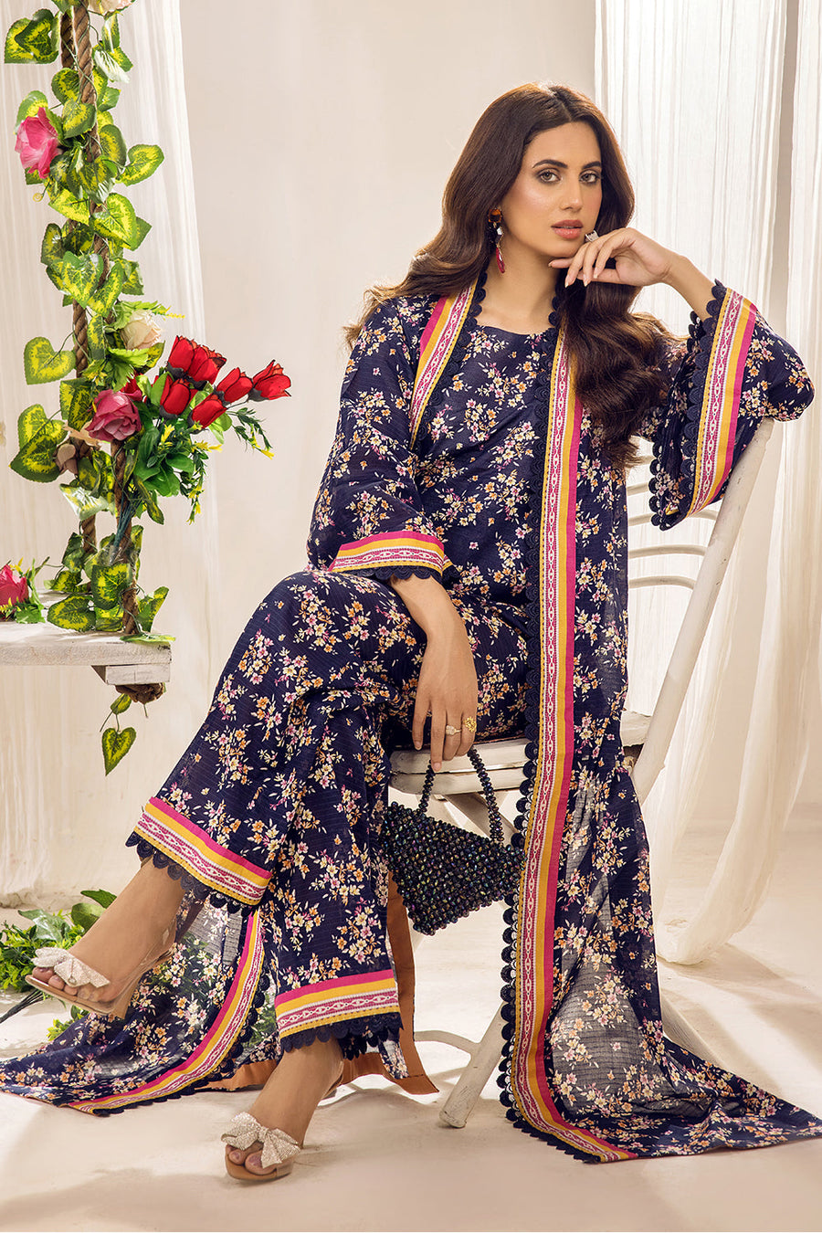 Coco by Safwa Printed Lawn Unstitched 2Pc Suit COC-12