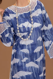 Safwa Printed Lawn Pret 2Pc Suit (Shirt/Trouser) P000431
