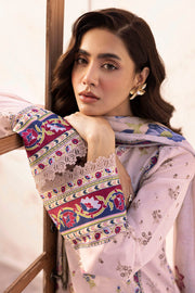 Motifz Umang Premium Embroidered Lawn Unstitched 3Pc Suit 5414-RUYA