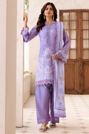 Motifz Umang Premium Embroidered Lawn Unstitched 3Pc Suit 5415-LEAH