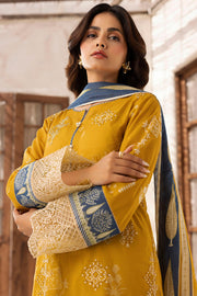Motifz Umang Premium Embroidered Lawn Unstitched 3Pc Suit 5416-USWA