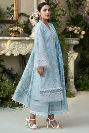 Motifz Amal Embroidered Lawn Unstitched 3Pc Suit 5425-LAVENDER