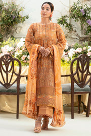 Motifz Amal Embroidered Lawn Unstitched 3Pc Suit 5431-BLUEBEELL