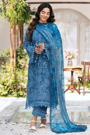 Motifz Amal Embroidered Lawn Unstitched 3Pc Suit 5434-LILLY